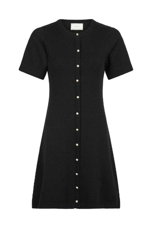 Elite Knit Dress  - Black