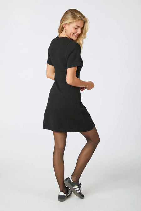 Elite Knit Dress  - Black